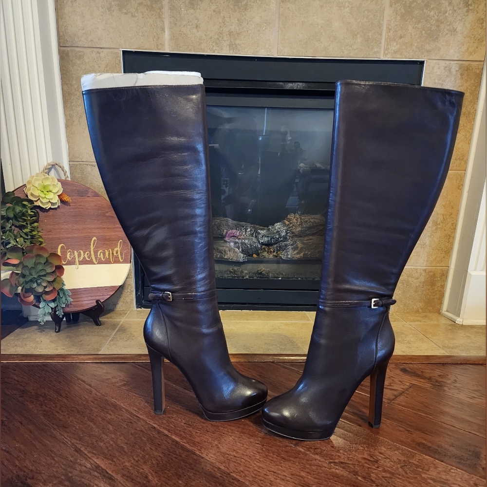 Brown Nine West Knee Boots